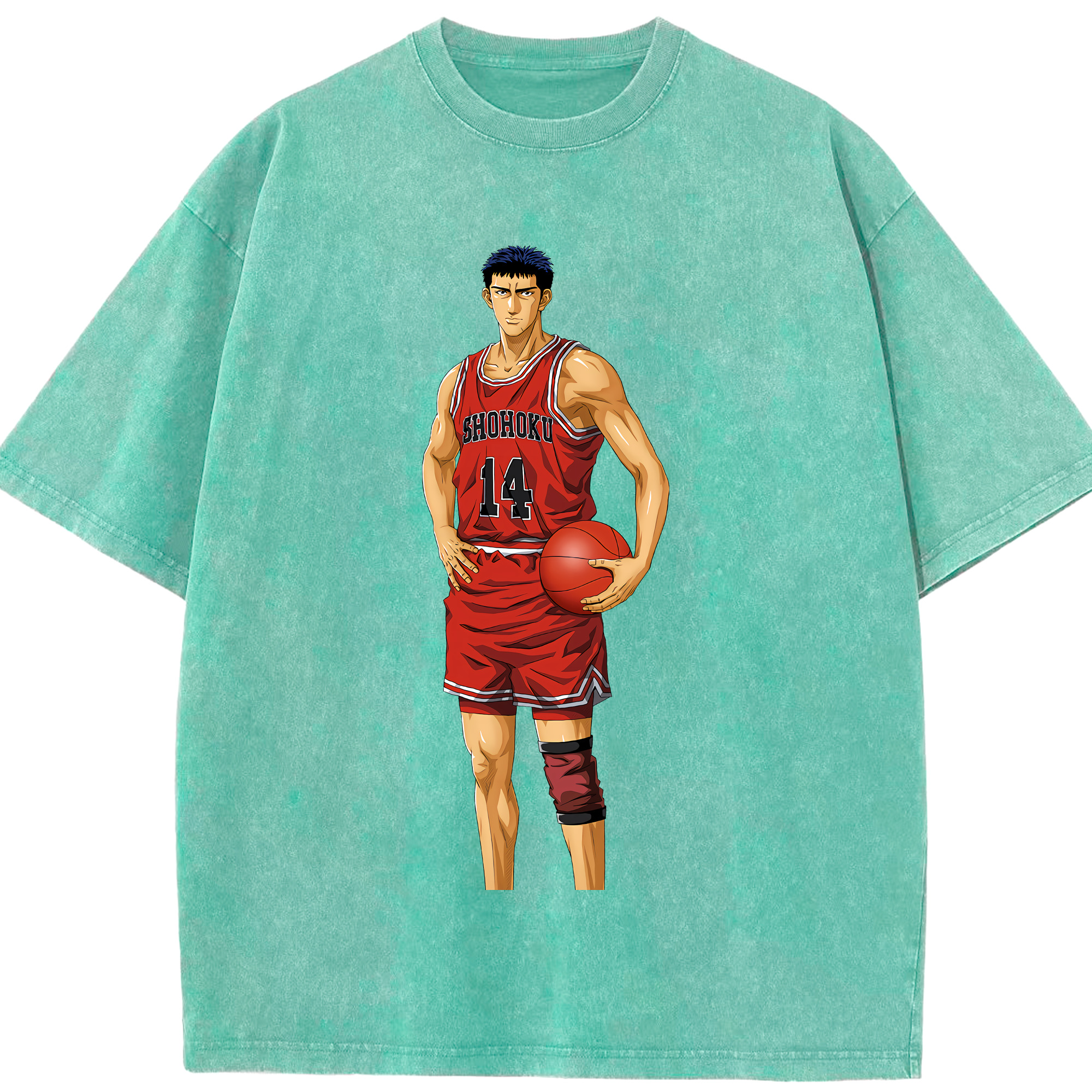 （画像用） SLAM DUNK／スラムダンク 綿100% ヴィンテージ風 半袖Tシャツ（フロントプリント）